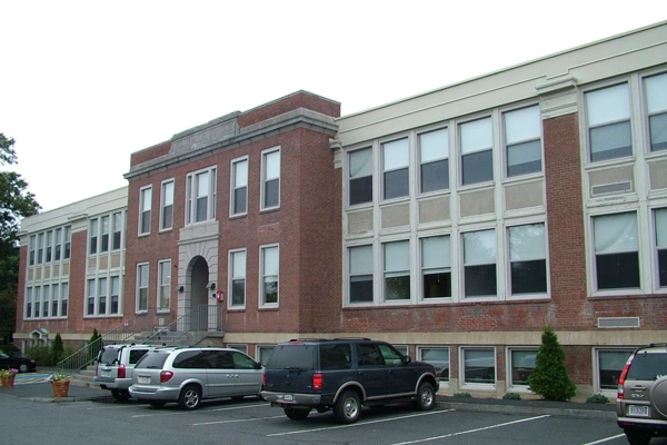 Millis Town Hall front of the building