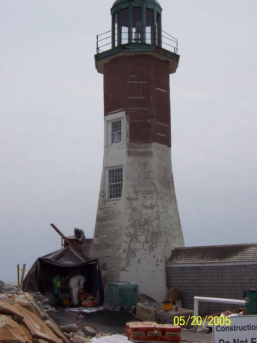 Scituate Lighthouse, Scituate MA before restoration